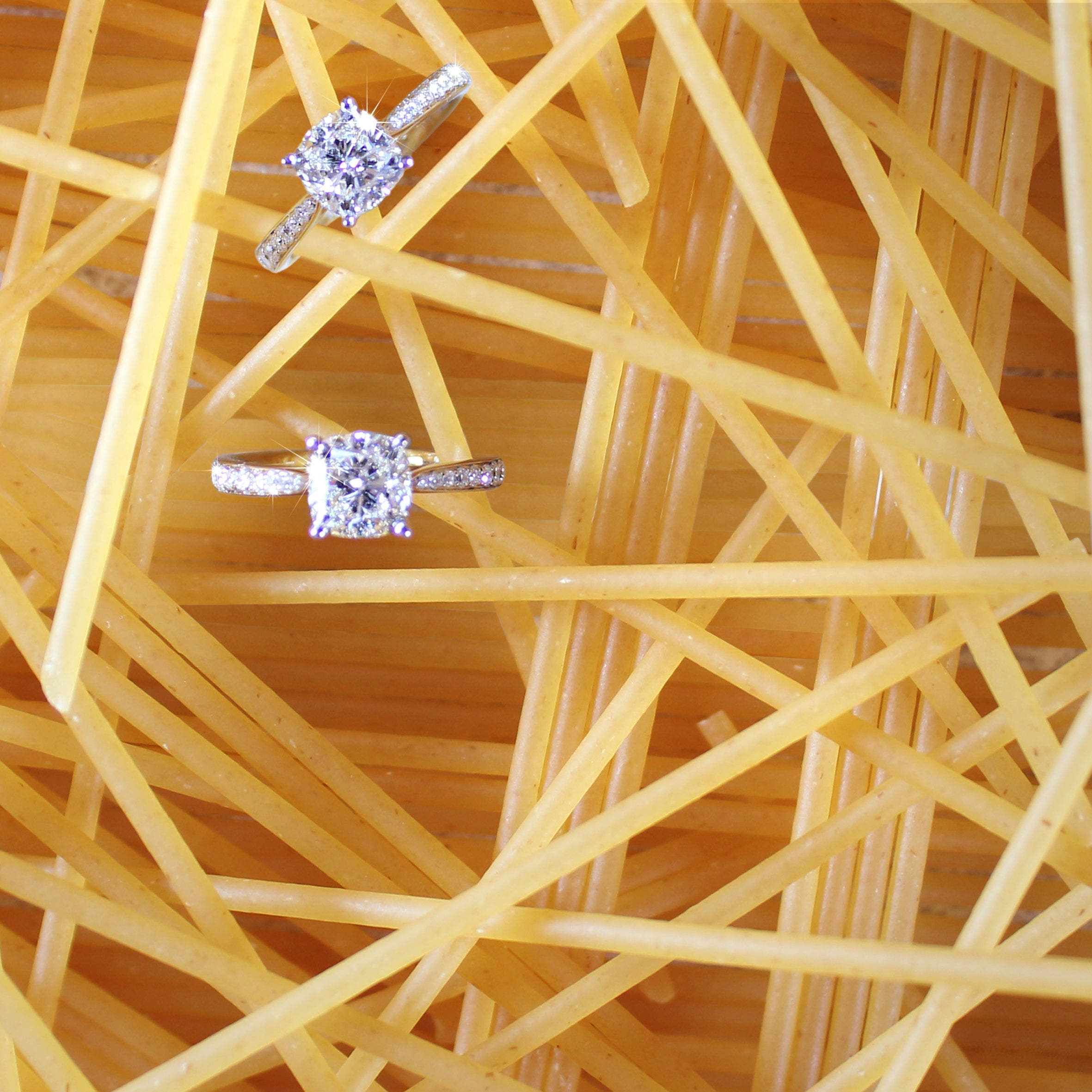 Cushion Cut Engagement Ring