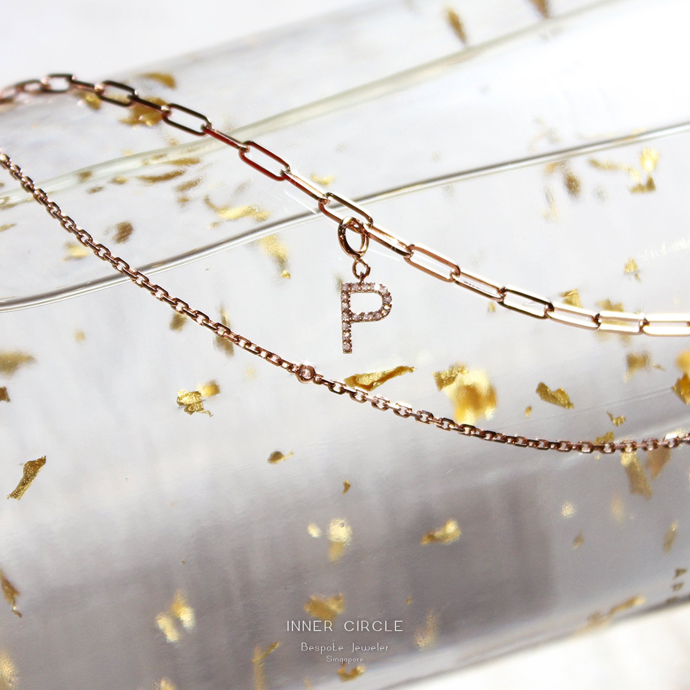 Detachable Diamond Charm Bracelet