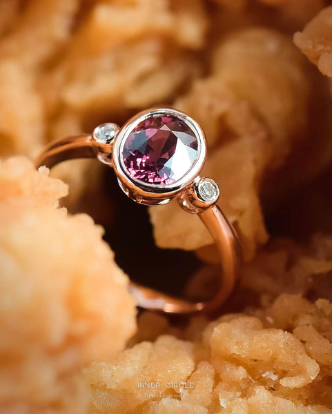Garnet Pinky Ring
