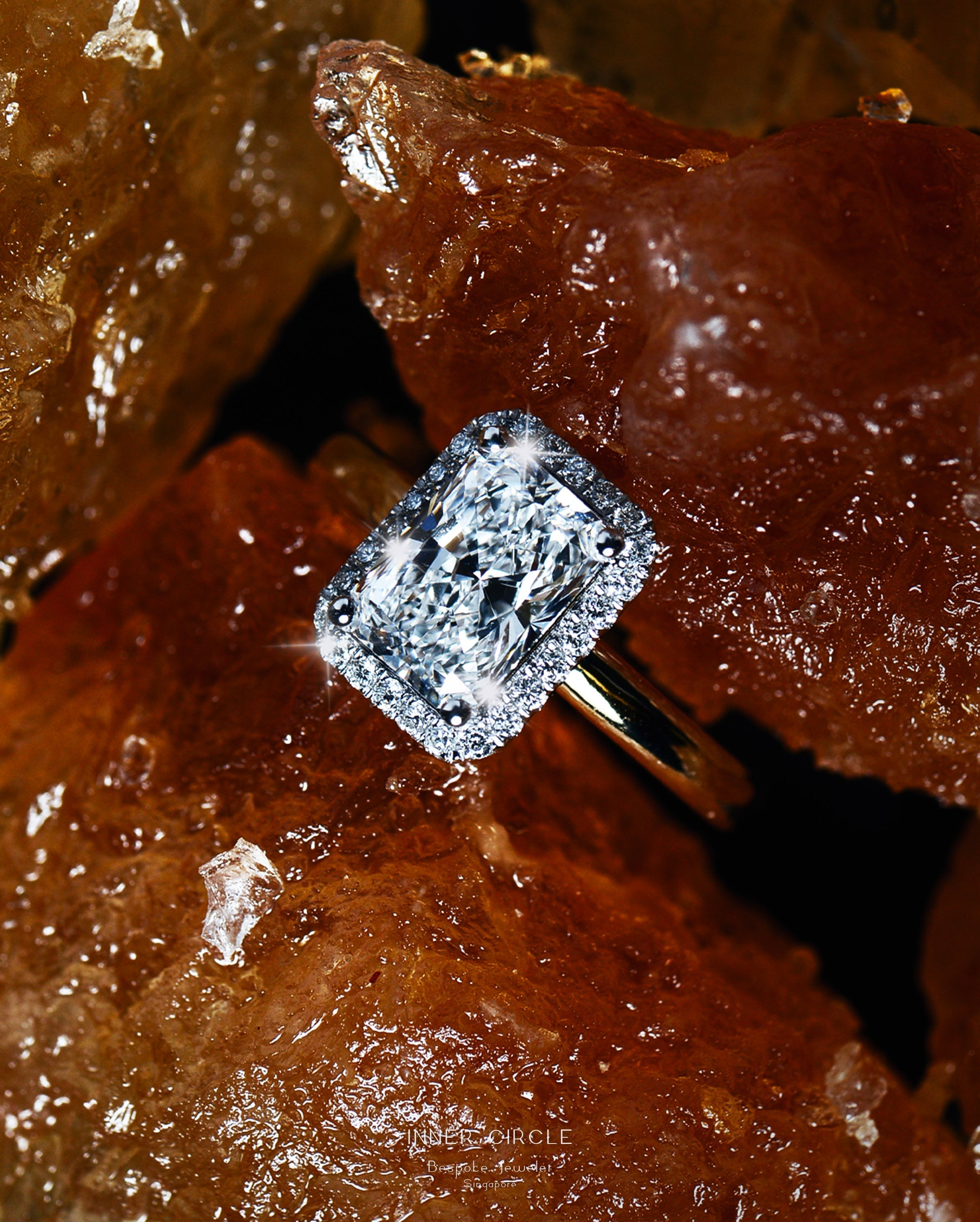 Halo Setting Engagement Ring