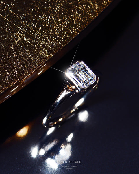 Cathedral Bezel Setting Ring