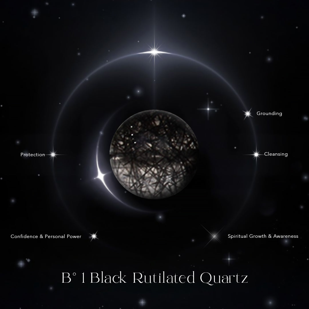B° 1 Black Rutilated Quartz