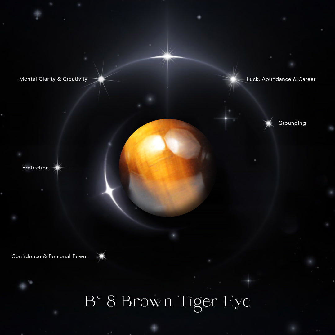 B° 8 Brown Tiger Eye