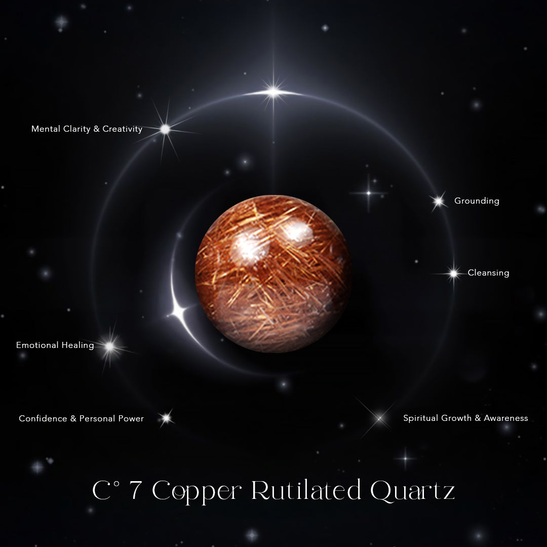 C° 7 Copper Rutilated Quartz