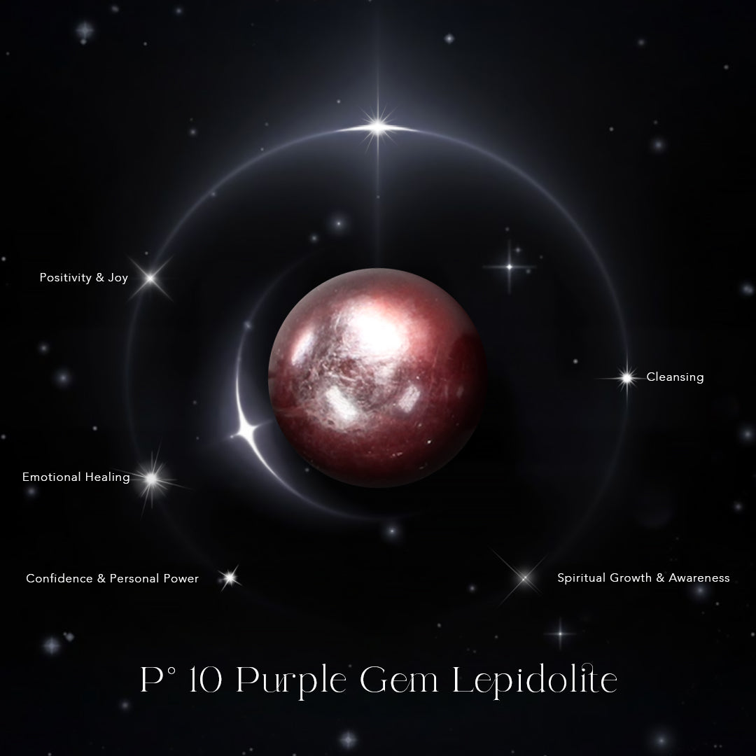 P° 10 Purple Gem Lepidolite