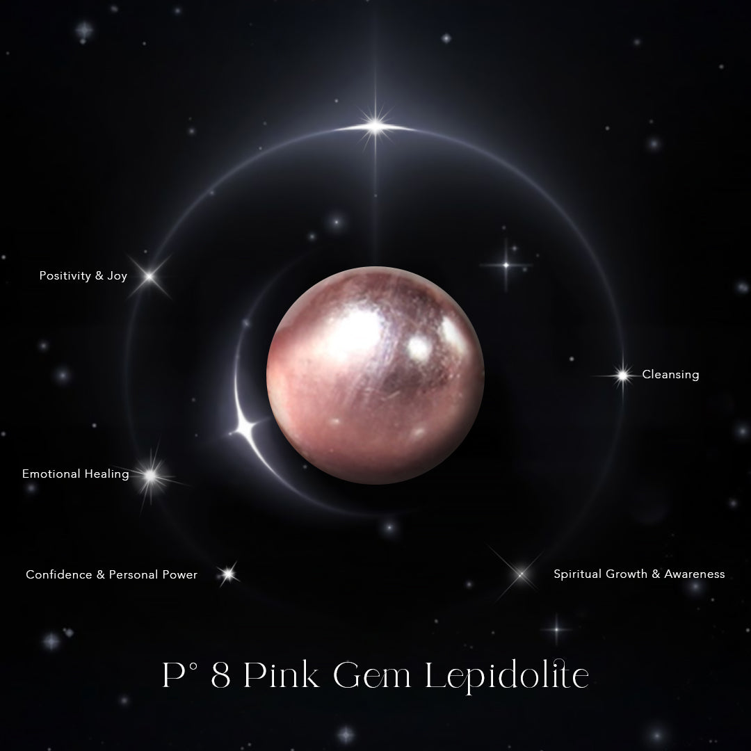 P° 8 Pink Gem Lepidolite