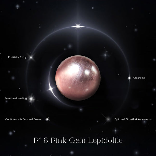 P° 8 Pink Gem Lepidolite