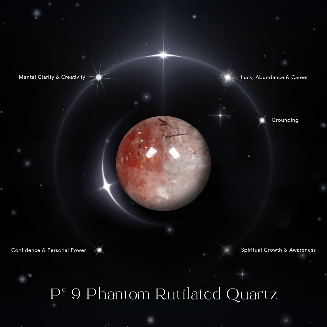 P° 9 Phantom Rutilated Quartz