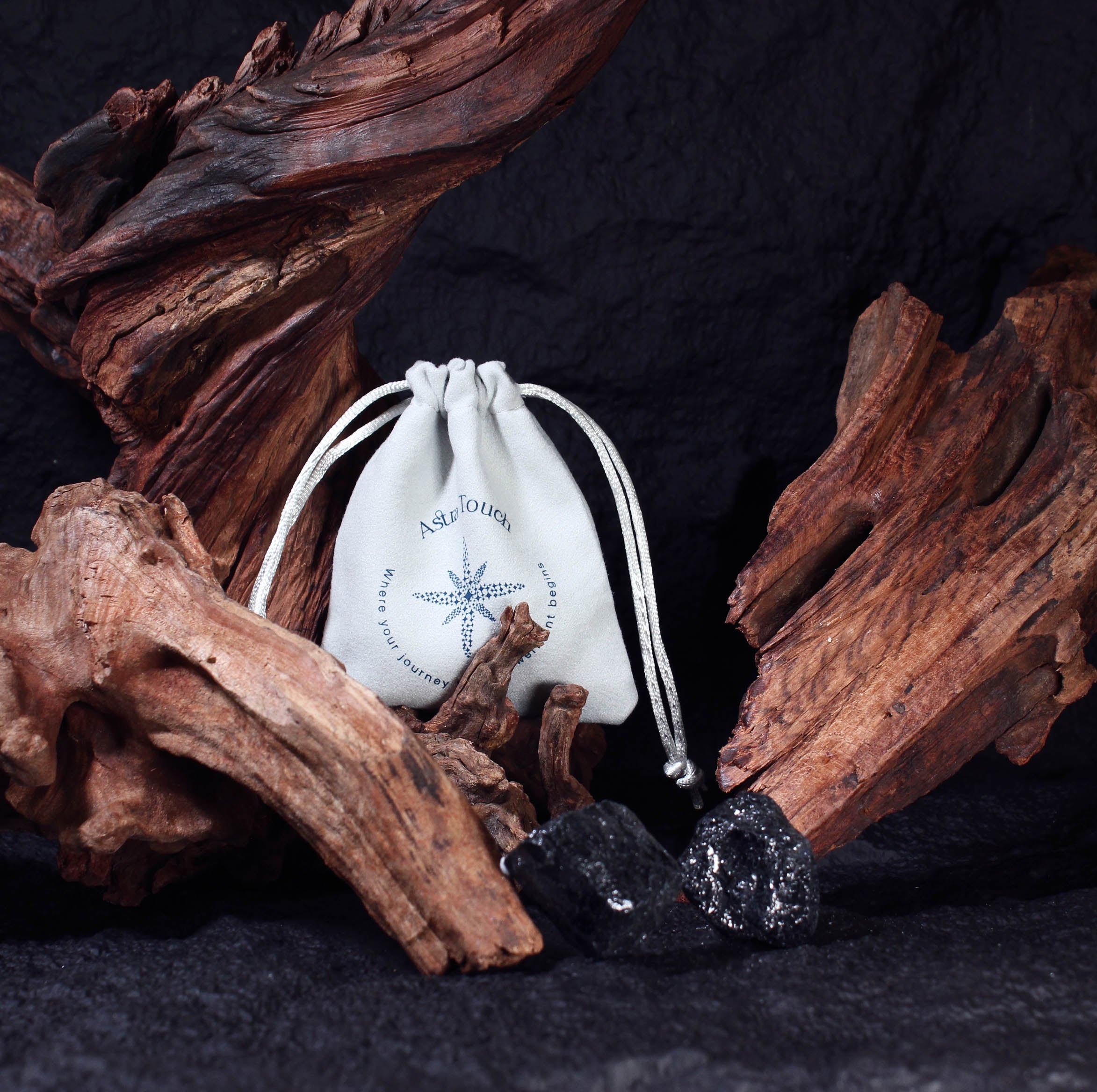 Black Tourmaline Tumbled Stone – Protection, Grounding & Energy Clearing