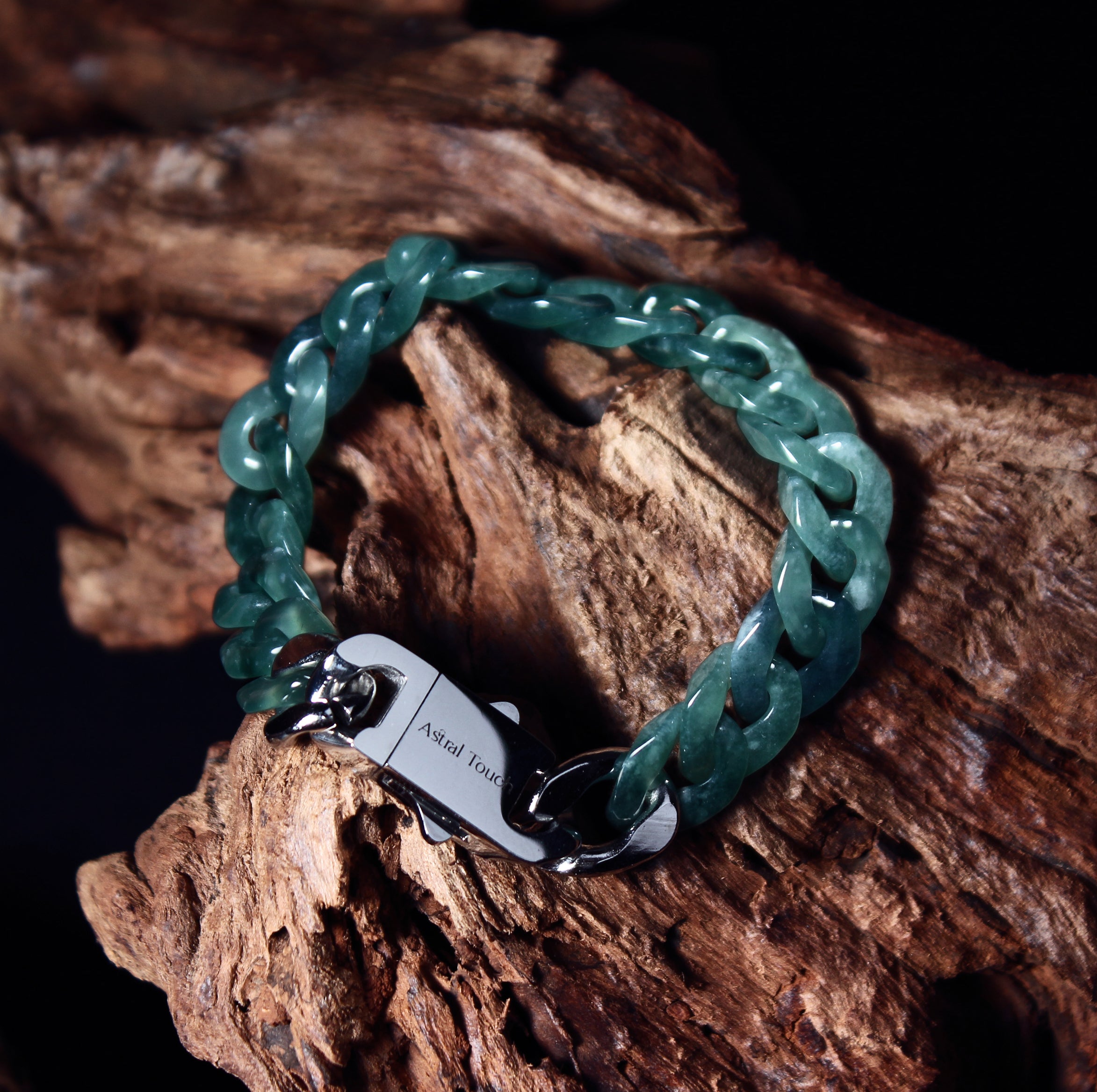 SJB002 Premium Grade A Cuban Jade Bracelet (11mm)