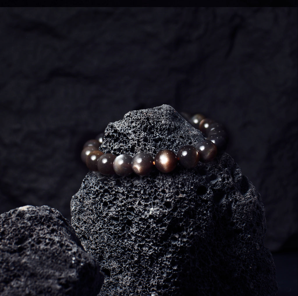 Black Skeletal Sunstone - Collector's