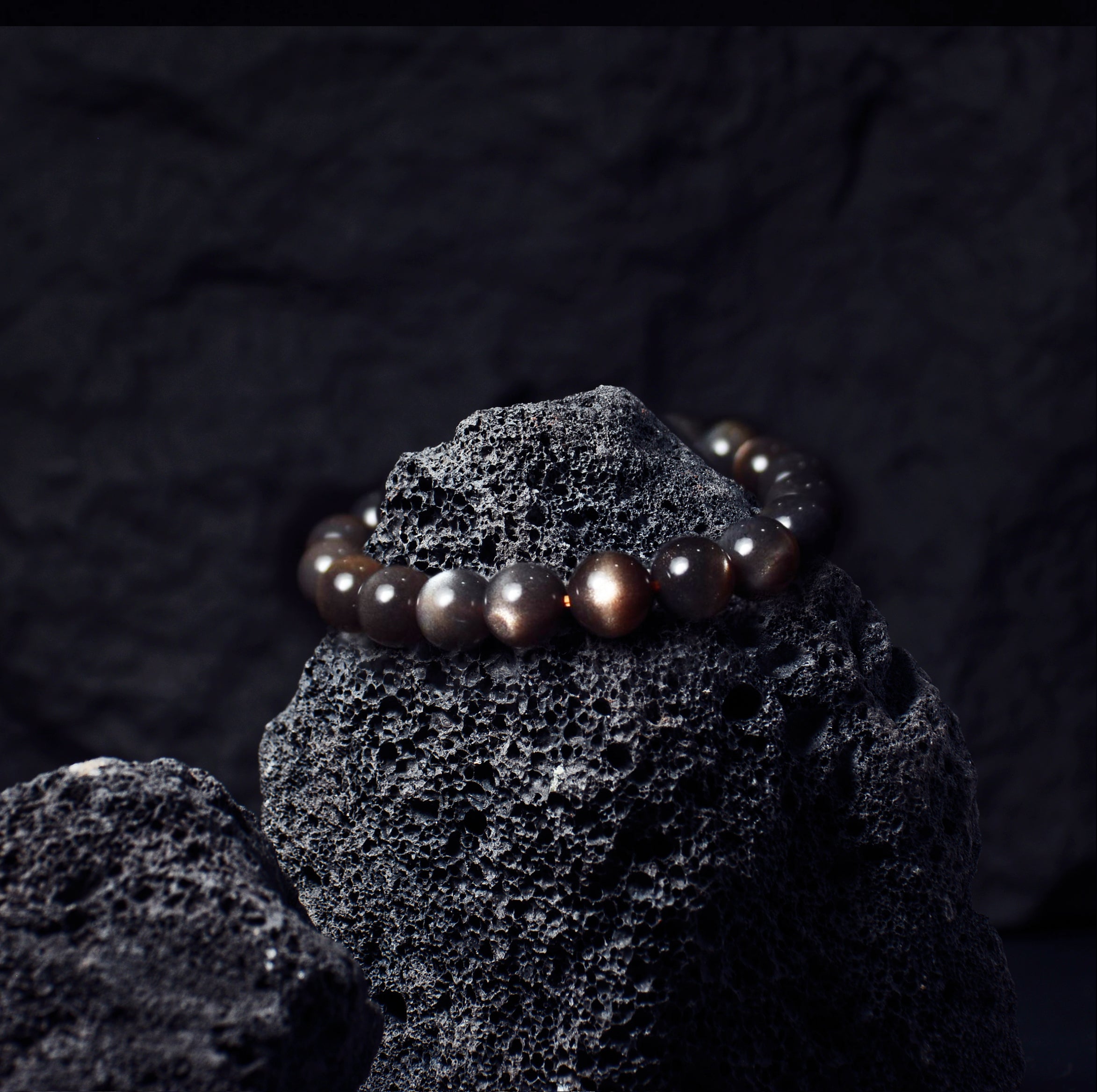 Black Skeletal Sunstone - Collector's