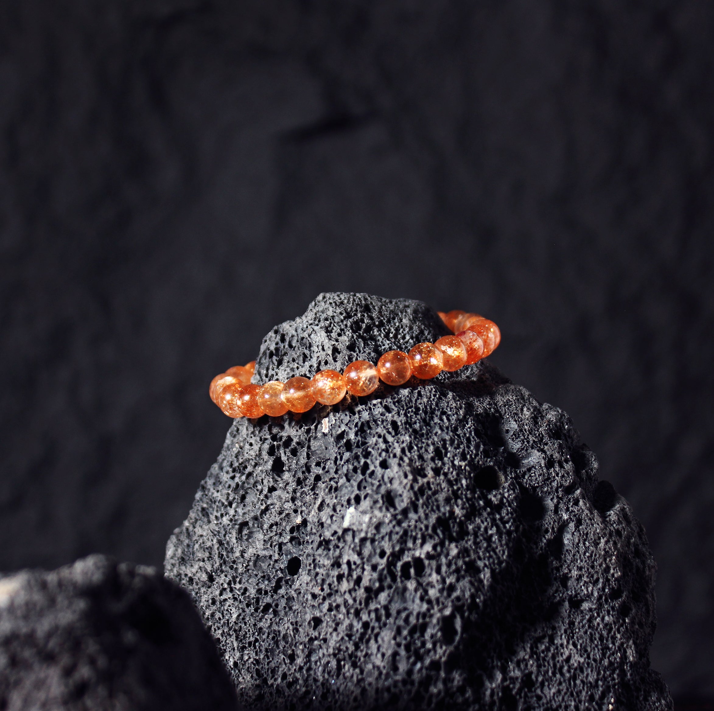 Auburn/Peach Gold Sunstone - Collector's