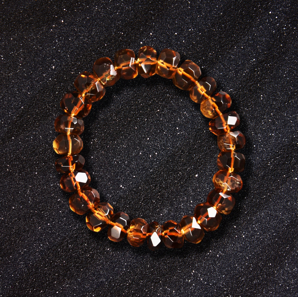 Faceted Honey Whisky Citrine