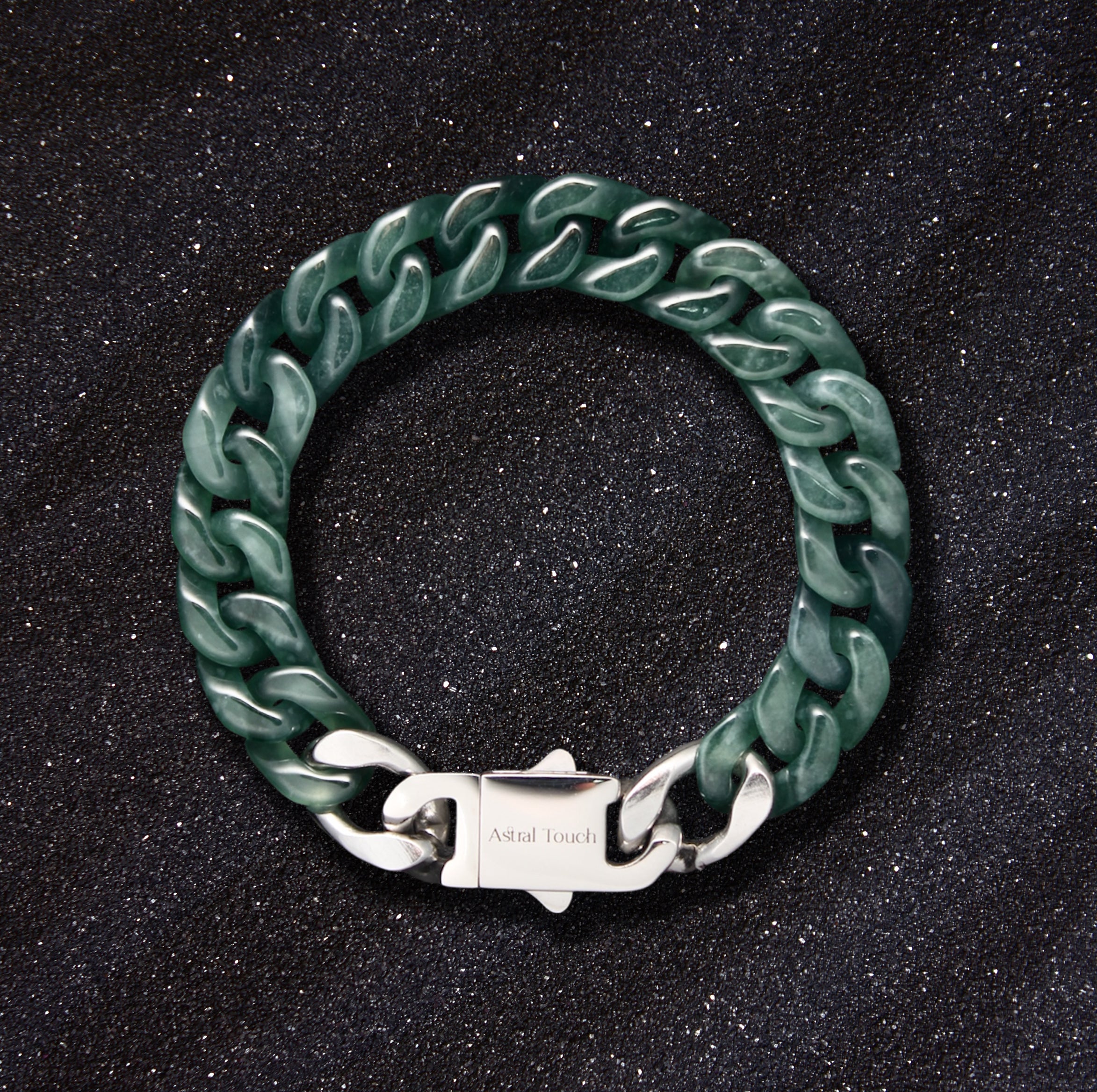 SJB002 Premium Grade A Cuban Jade Bracelet (11mm)