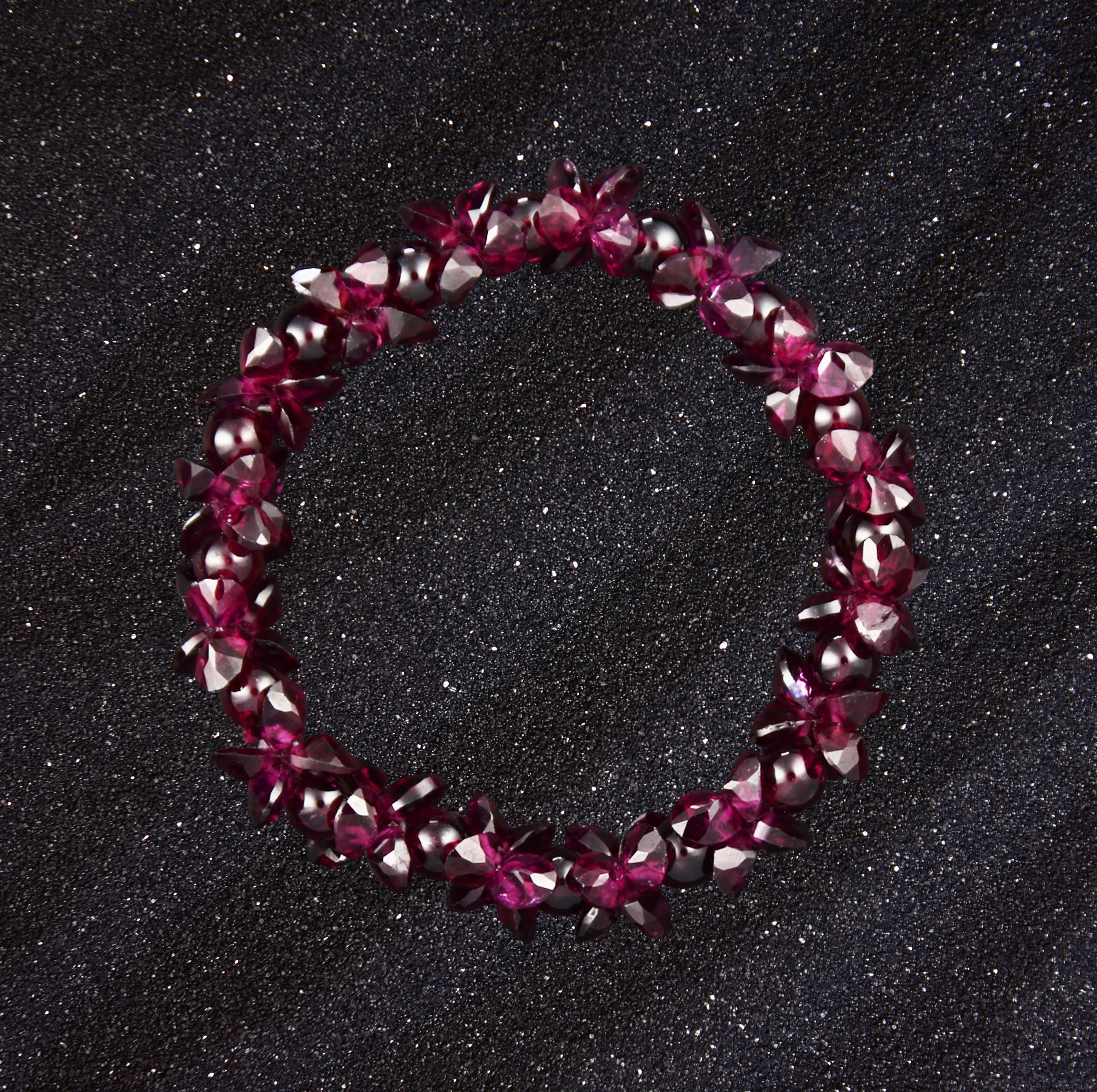 Rhodolite Garnet Flowers - Collector’s