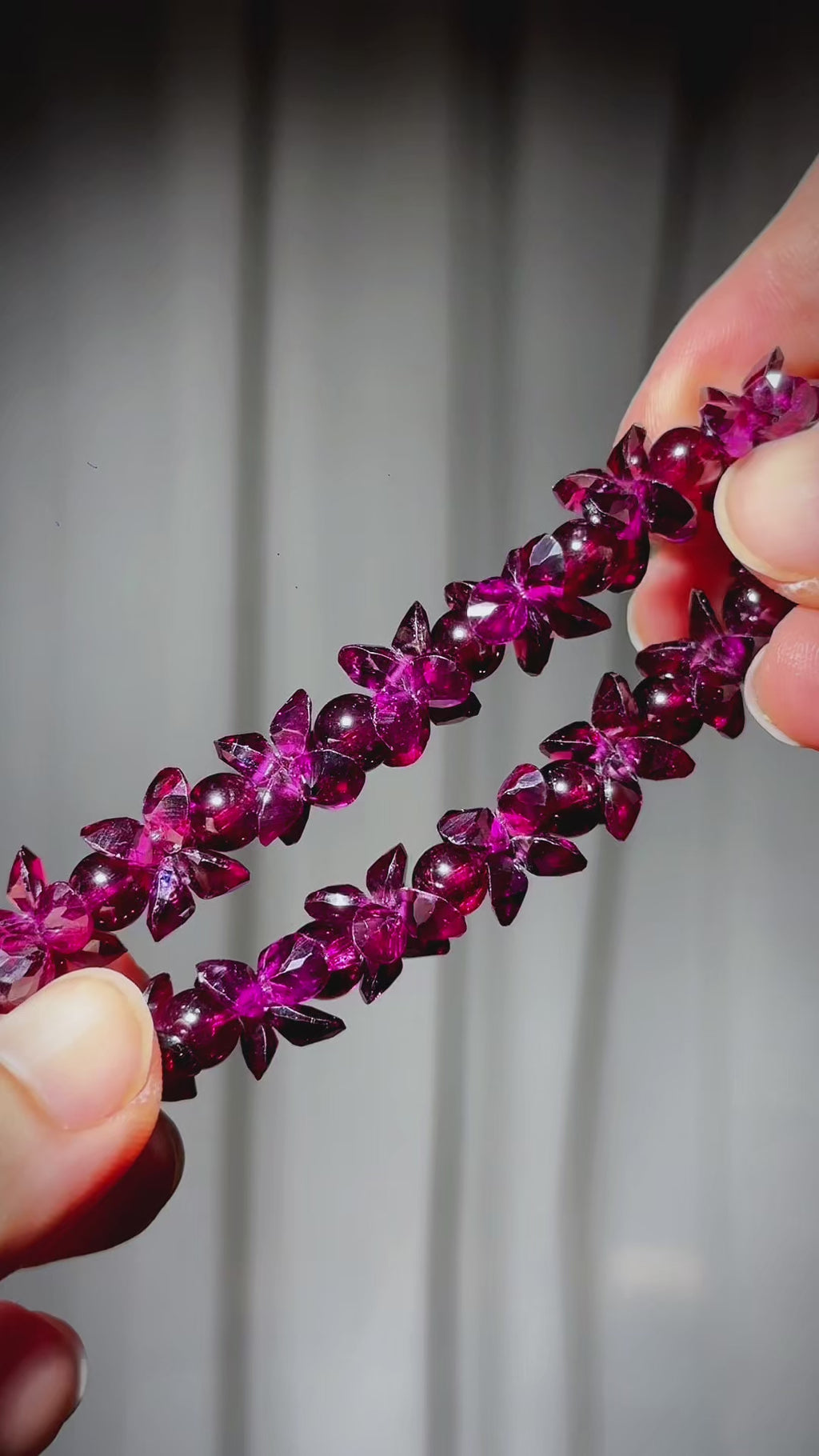 Rhodolite Garnet Flowers - Collector’s